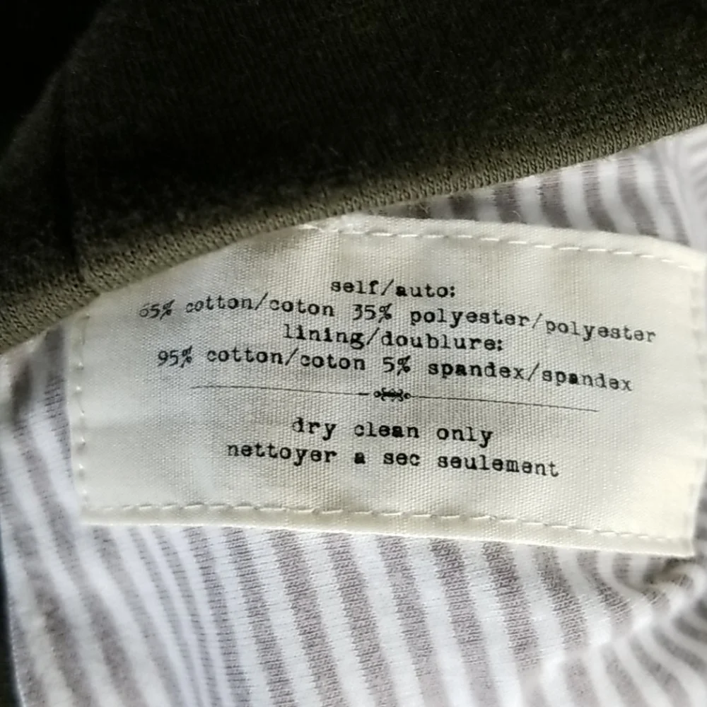 Anthropologie Cartonnier Green Jersey Blazer - Picture 4 of 7